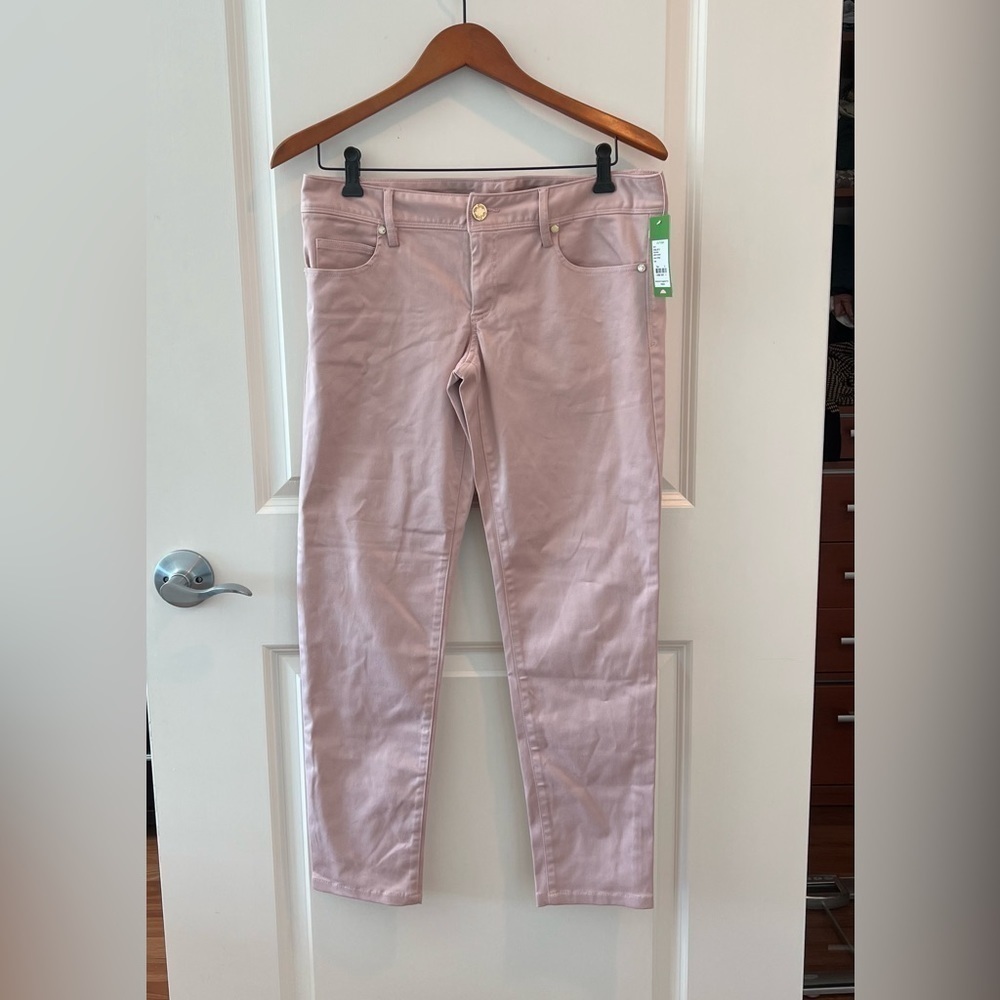 NEW Lilly Pulitzer Worth Skinny Rose Pants - Picture 4 of 16